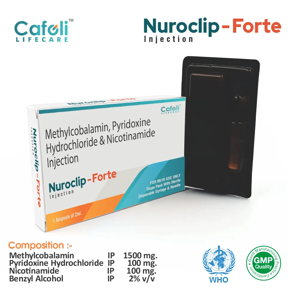 Methylcobalamin 1000mcg + Niacinamide 100mg + Vitamin B6 100mg Injection PCD Pharma Franchise